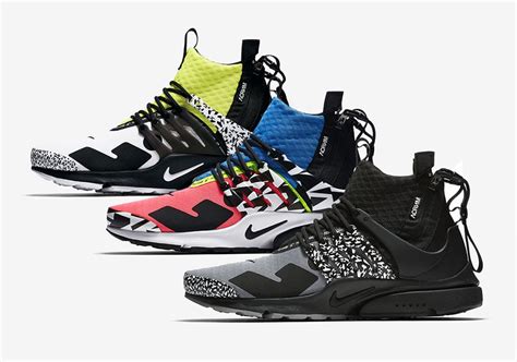 nike x acronym air presto mid gelb weiß|air presto acronyms.